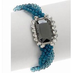 Swarovski Player Bracelet Blue Black